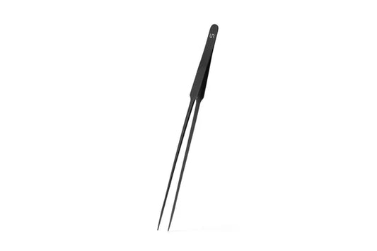 UNS Black Straight Tip Pinsettes (Tweezers)