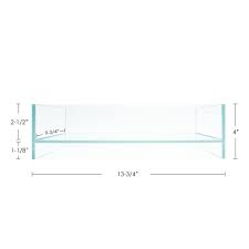 HIRO Aquatics Nano Shallow Rimless Tank .5gal