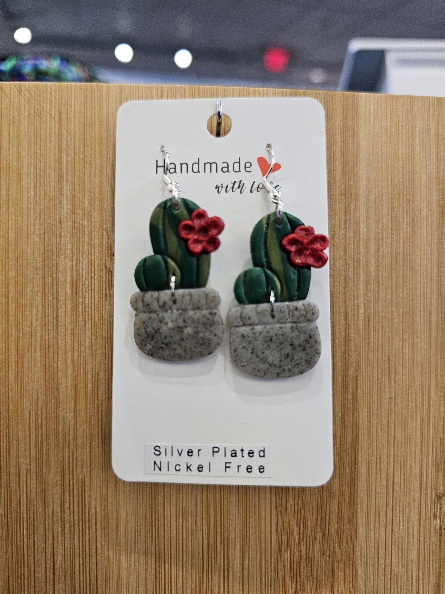 Polymer Clay Plant Earrings