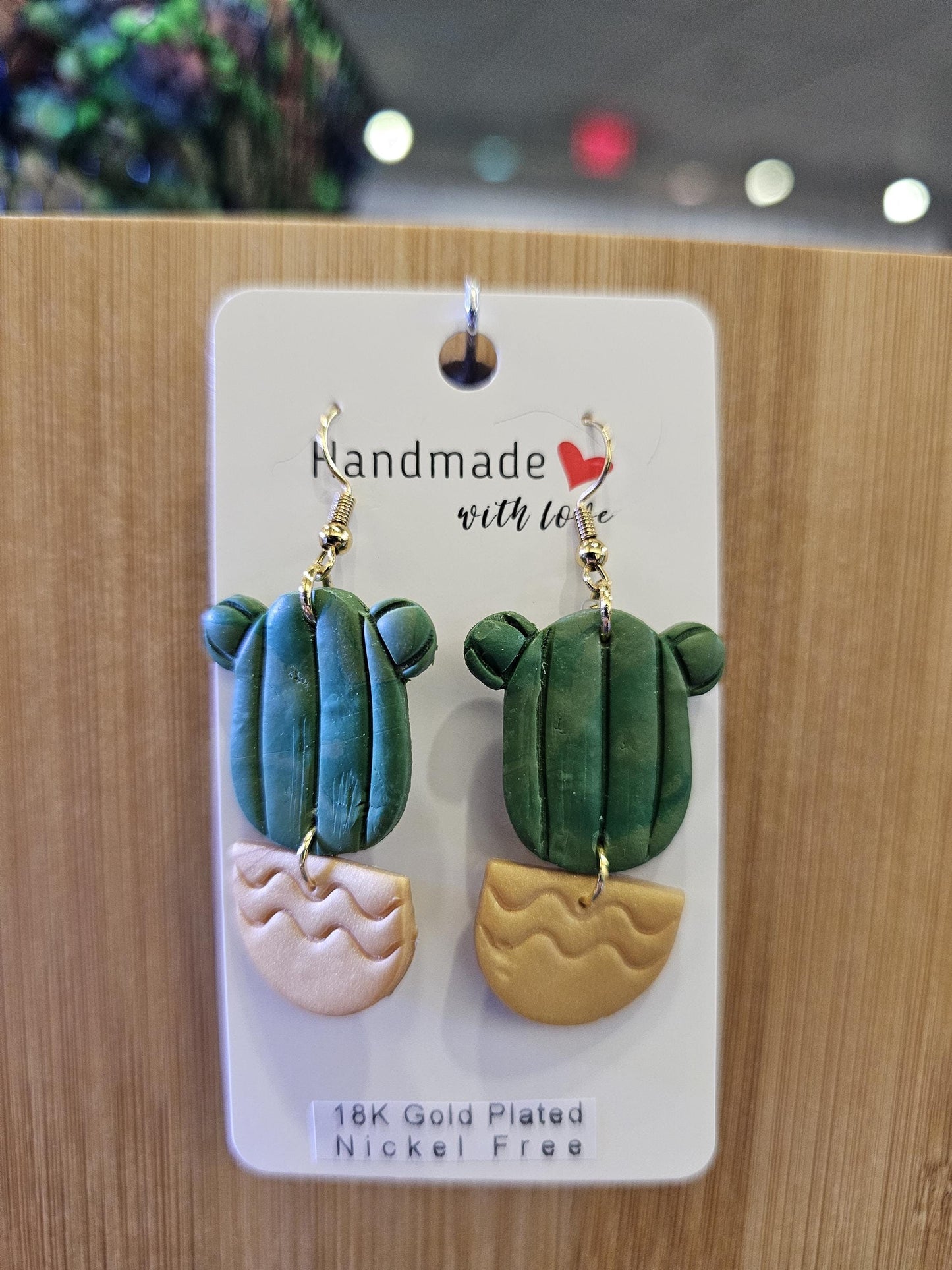 Polymer Clay Plant Earrings
