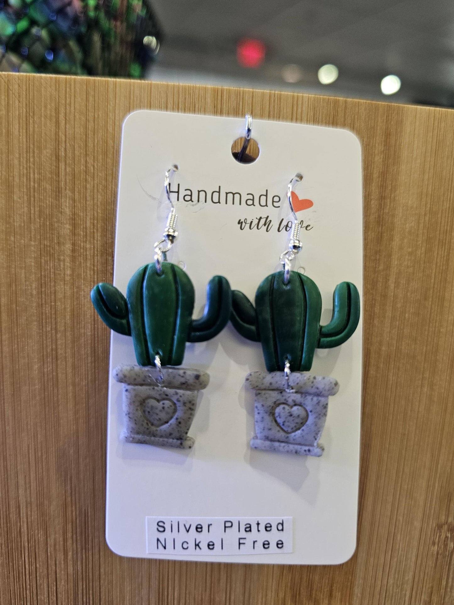 Polymer Clay Plant Earrings